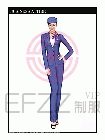 職業(yè)空姐制服設計圖561