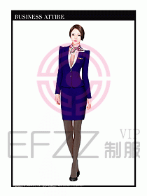 職業(yè)空姐制服設(shè)計(jì)圖564