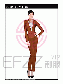 職業(yè)空姐制服設(shè)計(jì)圖576