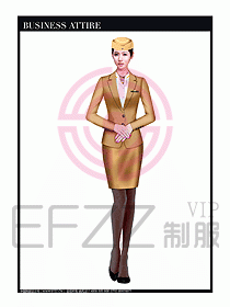 職業(yè)空姐制服設(shè)計圖587