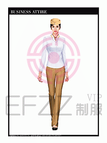 職業(yè)空姐制服設(shè)計(jì)圖593