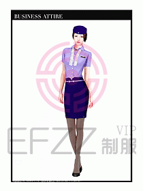 職業(yè)空姐制服設(shè)計(jì)圖591
