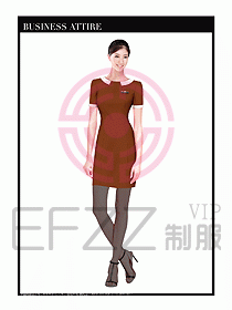 職業(yè)空姐制服設計圖601