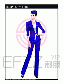 職業(yè)空姐制服設(shè)計圖607