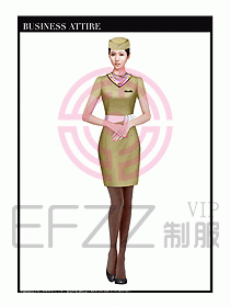 職業(yè)空姐制服設計圖603