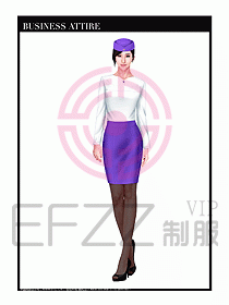 職業(yè)空姐制服設計圖611