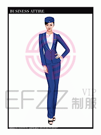 職業(yè)空姐制服設(shè)計圖619