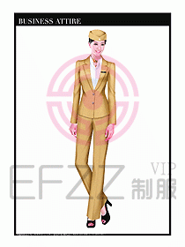 職業(yè)空姐制服設(shè)計(jì)圖636