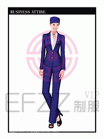 職業(yè)空姐制服設(shè)計(jì)圖634