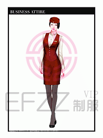 職業(yè)空姐制服設(shè)計圖638