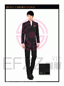 酒店大堂服務(wù)員制服設(shè)計735