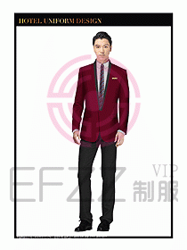 酒店大堂服務(wù)員制服設(shè)計(jì)750