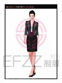 酒店大堂服務(wù)員制服設(shè)計760