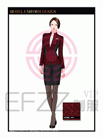酒店大堂服務(wù)員制服設(shè)計758