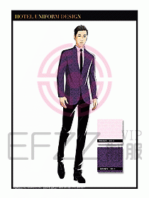 酒店大堂服務(wù)員制服設(shè)計767