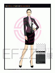 酒店大堂服務(wù)員制服設(shè)計(jì)763