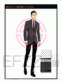 酒店大堂服務(wù)員制服設(shè)計(jì)766