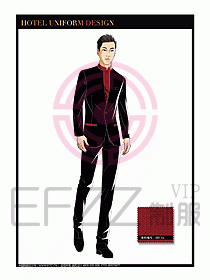 酒店大堂服務員制服設計771