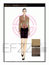 酒店大堂服務(wù)員制服設(shè)計(jì)779