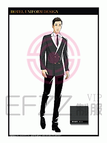 酒店大堂服務(wù)員制服設(shè)計(jì)778