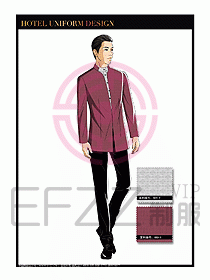 酒店大堂服務(wù)員制服設(shè)計(jì)783