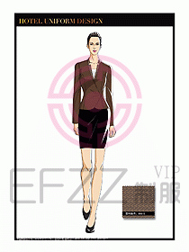 酒店大堂服務(wù)員制服設(shè)計(jì)784