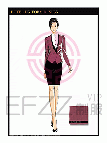 酒店大堂服務(wù)員制服設(shè)計788