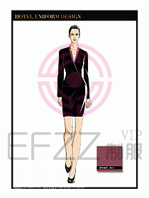 酒店大堂服務(wù)員制服設(shè)計(jì)786