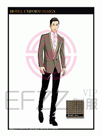 酒店大堂服務(wù)員制服設(shè)計790