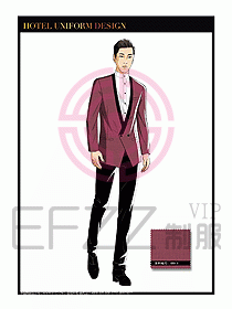 酒店大堂服務(wù)員制服設(shè)計(jì)791