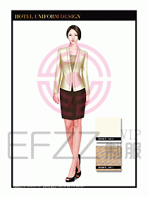 酒店大堂服務(wù)員制服設(shè)計(jì)800