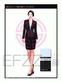 酒店大堂服務(wù)員制服設(shè)計(jì)799