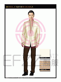 酒店大堂服務(wù)員制服設(shè)計813