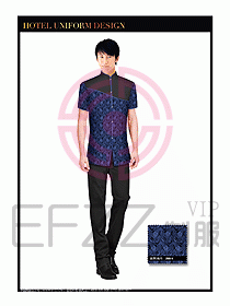 酒店中餐服務(wù)員制服設(shè)計(jì)1497