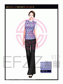 酒店中餐服務(wù)員制服設(shè)計(jì)1495