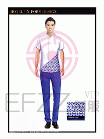 酒店中餐服務(wù)員制服設(shè)計(jì)1501