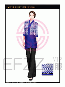 酒店中餐服務(wù)員制服設(shè)計(jì)1515