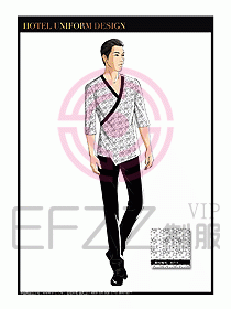 按摩技師美容制服設(shè)計1027