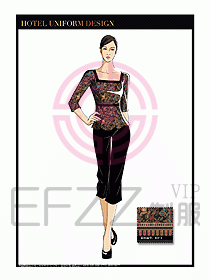按摩技師美容制服設(shè)計(jì)1028