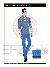 按摩技師美容制服設(shè)計(jì)1032