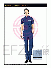 按摩技師美容制服設(shè)計(jì)1034