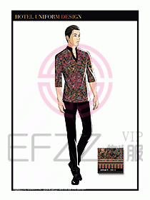 按摩技師美容制服設(shè)計1031