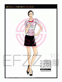 按摩技師美容制服設(shè)計(jì)1039