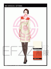 按摩技師美容制服設(shè)計(jì)1049