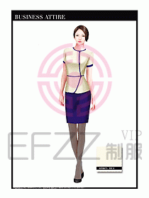 按摩技師美容制服設(shè)計1054