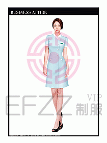 按摩技師美容制服設計1052