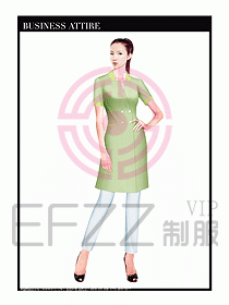 按摩技師美容制服設(shè)計(jì)1060