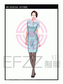 按摩技師美容制服設(shè)計(jì)1057