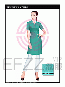 按摩技師美容制服設(shè)計1061