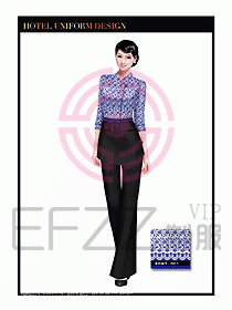 酒店中餐服務(wù)員制服設(shè)計(jì)1539
